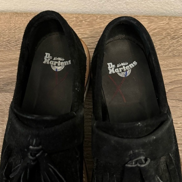 Doc Martens Annah Soft Nubuck Suede Loafers in Black, Size 5 - Picture 3 of 7